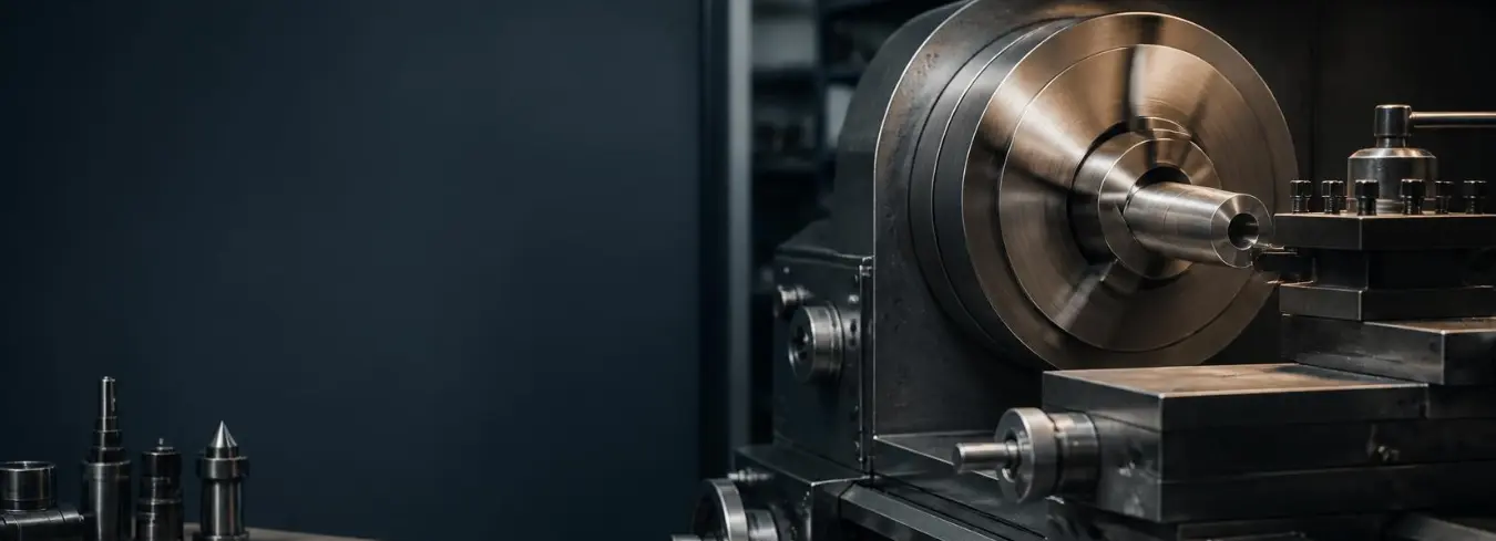 Lathe Machine for Precision Metal Cutting and Machining
